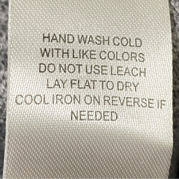 Les Serein Metallic Gray Puff Sleeve Sweater Top 2X NWT - Picture 8 of 9